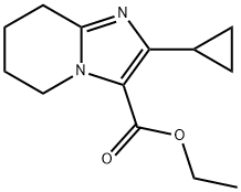 2-环丙基-5,6,7,8-四氢咪唑并[1,2-A]吡啶-3-甲酸乙酯,2059926-90-6,结构式