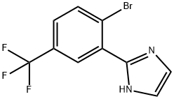 2-(2-溴-5-(三氟甲基)苯基)-1H-咪唑,2059932-17-9,结构式