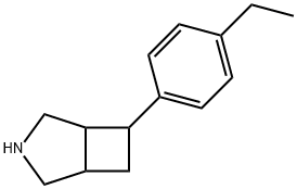 3-Azabicyclo[3.2.0]heptane, 6-(4-ethylphenyl)- 化学構造式