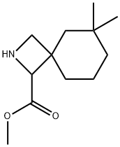 2-Azaspiro[3.5]nonane-1-carboxylic acid, 6,6-dimethyl-, methyl ester Structure