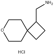 {7-oxaspiro[3.5]nonan-1-yl}methanamine hydrochloride Structure