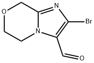 8H-Imidazo[2,1-c][1,4]oxazine-3-carboxaldehyde, 2-bromo-5,6-dihydro-,2060000-28-2,结构式