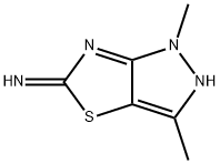 1,3-dimethyl-1H,2H,5H-pyrazolo[3,4-d][1,3]thiazol-5-imine 结构式