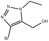 1H-1,2,3-Triazole-5-methanol, 4-bromo-1-ethyl- 化学構造式