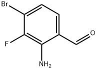 2-Amino-4-bromo-3-fluoro-benzaldehyde Struktur