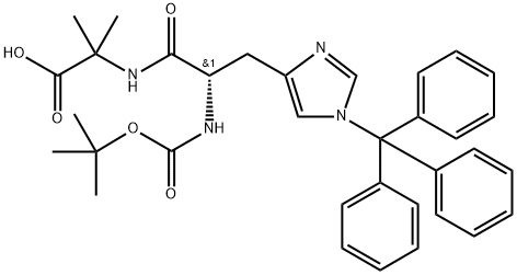 BOC-L-HIS(TRT)-AIB-OH,2061897-68-3,结构式