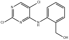 (2-((2,5-二氯嘧啶-4-基)氨基)苯基)甲醇 结构式