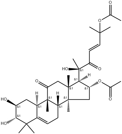 16,25-Di-O-acetylcucurbitacin F Struktur