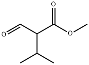 Butanoic acid, 2-formyl-3-methyl-, methyl ester 结构式