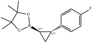 2- ((1R,2R)-2-( 4-氟苯基 )环丙基 ) - 4,4,5,5-四甲基-1,3,2-二氧杂硼杂环戊烷, 2066512-85-2, 结构式