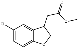 Methyl 5-Chloro-2,3-dihydrobenzofuran-3-acetate, 2070896-54-5, 结构式