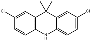 2,7-Dichloro-9,9-dimethyl-9,10-dihydro-acridine Struktur