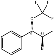 ((1S,2R)-2-bromo-1-(trifluoromethoxy)propyl)benzene 化学構造式