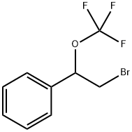 (2-bromo-1-(trifluoromethoxy)ethyl)benzene 化学構造式