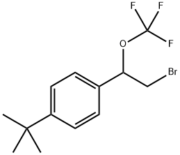 1-(2-bromo-1-(trifluoromethoxy)ethyl)-4-(tert-butyl)benzene Structure