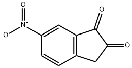 6-nitro-3H-indene-1,2-dione 化学構造式