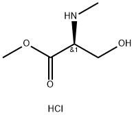 L-Serine, N-methyl-, methyl ester, hydrochloride (1:1) Struktur