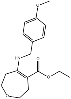 2079871-57-9 乙基 5-((4-甲氧苄基)氨基)-2,3,6,7-四氢噁庚英-4-甲酸基酯