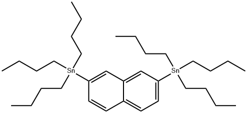 2,7-bis(tributylstannyl)naphthalene Struktur
