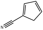 1,3-Cyclopentadiene-1-carbonitrile 化学構造式