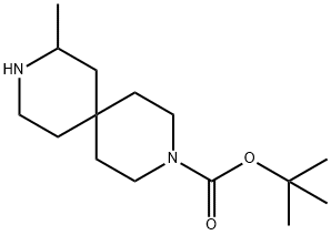 8-甲基-3,9-二氮杂螺[5.5]十一烷-3-羧酸叔丁酯, 2085319-43-1, 结构式