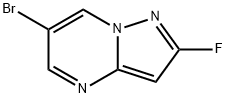 Pyrazolo[1,5-a]pyrimidine, 6-bromo-2-fluoro-,2086191-11-7,结构式