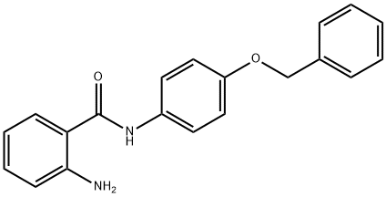 Benzamide, 2-amino-N-[4-(phenylmethoxy)phenyl]- Struktur