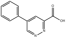 3-Pyridazinecarboxylic acid, 5-phenyl- Structure