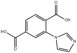 1,4-Benzenedicarboxylic acid, 2-(1H-imidazol-1-yl)- Struktur