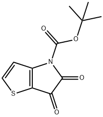 5,6-二氧代-5,6-二氢-4H-噻吩并[3,2-B]吡咯-4-羧酸叔丁酯,2088056-12-4,结构式