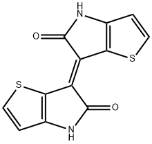 5H-Thieno[3,2-b]pyrrol-5-one, 6-(4,5-dihydro-5-oxo-6H-thieno[3,2-b]pyrrol-6-ylidene)-4,6-dihydro-, (6E)- Structure