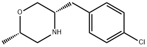 Morpholine, 5-[(4-chlorophenyl)methyl]-2-methyl-, (2S,5S)- Structure