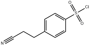 Benzenesulfonyl chloride, 4-(2-cyanoethyl)- Struktur