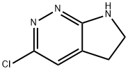 5H-Pyrrolo[2,3-c]pyridazine, 3-chloro-6,7-dihydro- Struktur