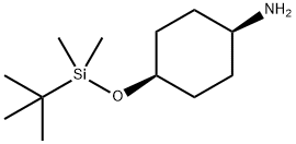 Cyclohexanamine, 4-[[(1,1-dimethylethyl)dimethylsilyl]oxy]-, cis- 化学構造式