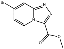 7-Bromo-[1,2,4]triazolo[4,3-a]pyridine-3-carboxylic acid methyl ester Structure