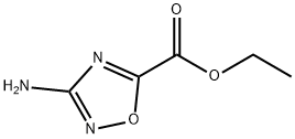 3-氨基-1,2,4-噁二唑-5-羧酸乙酯 结构式