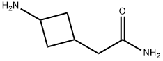 Cyclobutaneacetamide, 3-amino- Structure