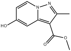 5-羟基-2-甲基吡唑并[1,5-A]吡啶-3-甲酸甲酯,2090168-50-4,结构式