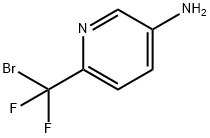 3-Pyridinamine, 6-(bromodifluoromethyl)- Struktur