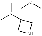 3-Azetidinamine, 3-(methoxymethyl)-N,N-dimethyl- Struktur