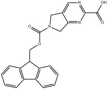 2090496-16-3 6H-Pyrrolo[3,4-d]pyrimidine-2,6-dicarboxylic acid, 5,7-dihydro-, 6-(9H-fluoren-9-ylmethyl) ester