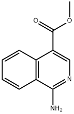 4-Isoquinolinecarboxylic acid, 1-amino-, methyl ester 结构式