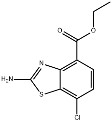 ethyl 2-amino-7-chloro-1,3-benzothiazole-4-carboxylate,2091090-42-3,结构式