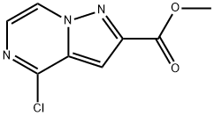 Pyrazolo[1,5-a]pyrazine-2-carboxylic acid, 4-chloro-, methyl ester Structure