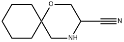 1-Oxa-4-azaspiro[5.5]undecane-3-carbonitrile,2091373-26-9,结构式