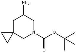 7-氨基-5-氮杂螺环[2.5]辛烷-5-羧酸叔丁酯,2091417-05-7,结构式