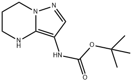 tert-butyl N-{4H,5H,6H,7H-pyrazolo[1,5-a]pyrimidin-3-yl}carbamate Structure