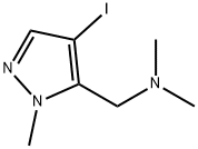 1H-Pyrazole-5-methanamine, 4-iodo-N,N,1-trimethyl- Struktur