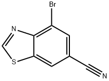 4-溴苯并[D]噻唑-6-腈,2091500-73-9,结构式